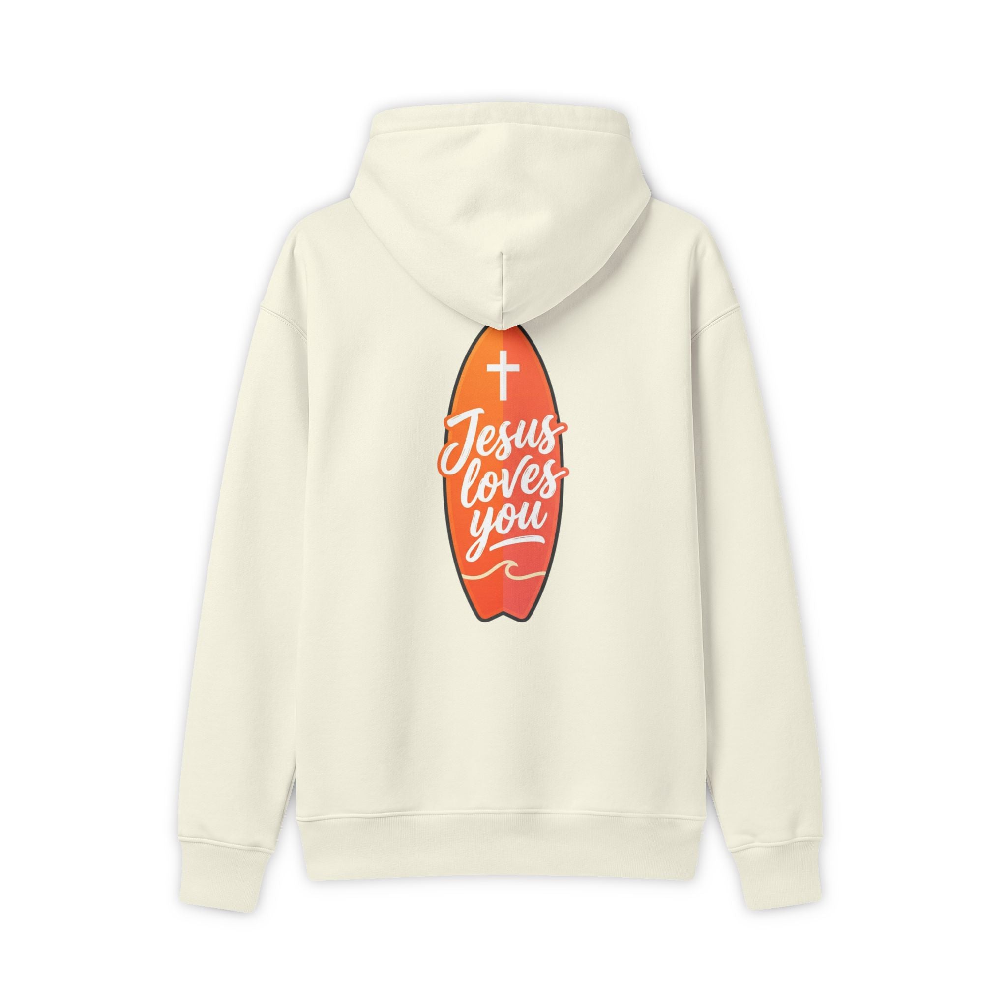 Jesus Loves You Surfboard Hoodie