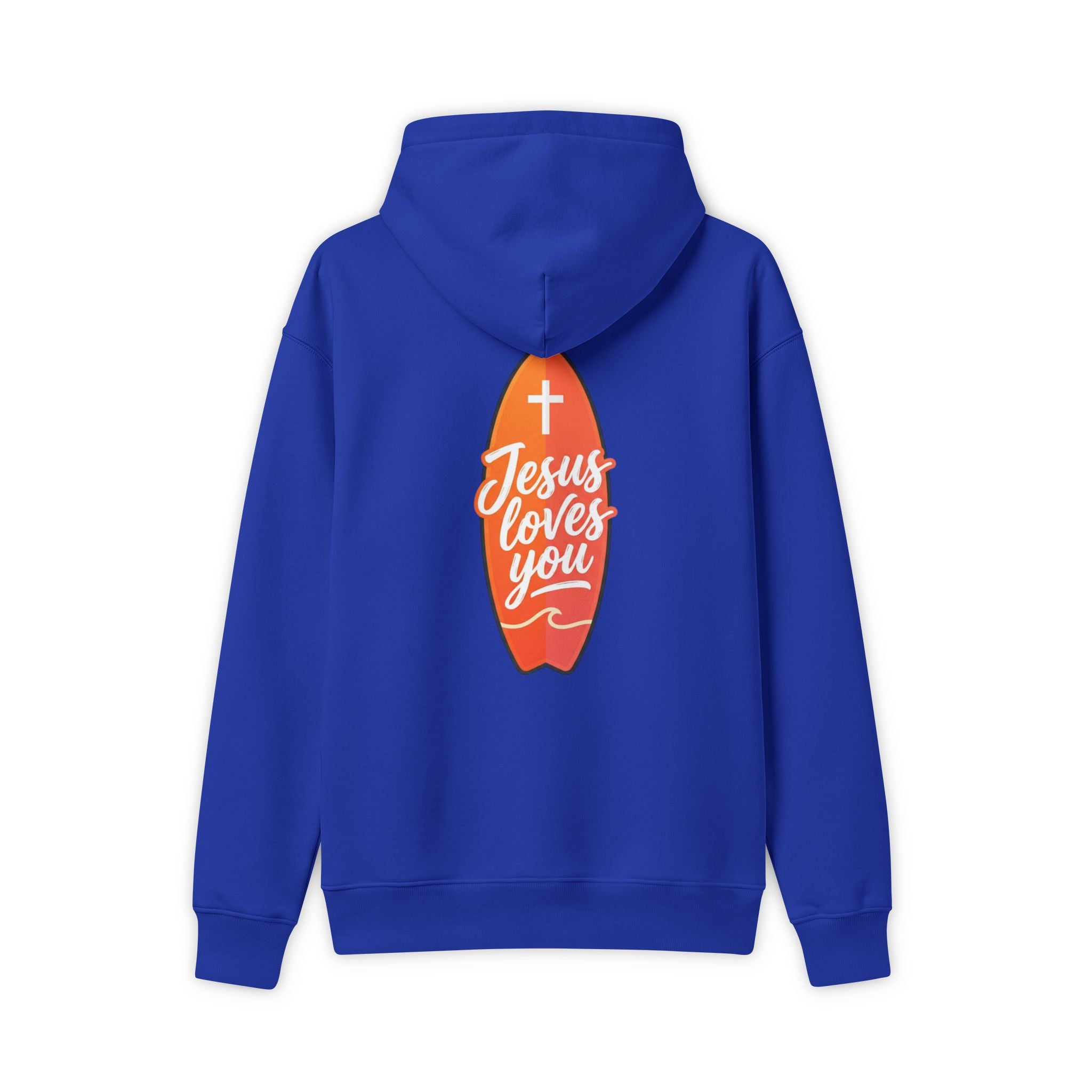 Jesus Loves You Surfboard Hoodie