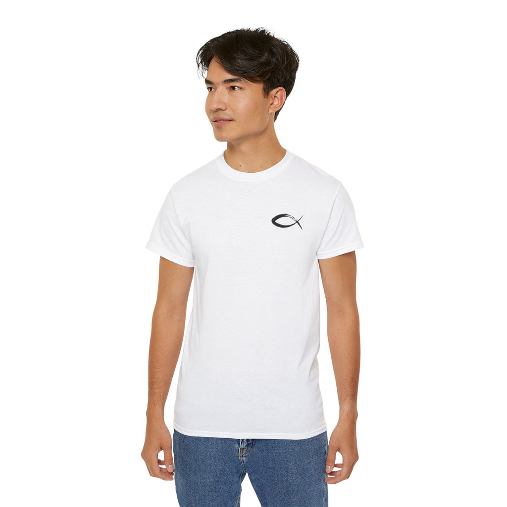 Jesus Loves You T-Shirt — Christian Faith Tee with Surf Board