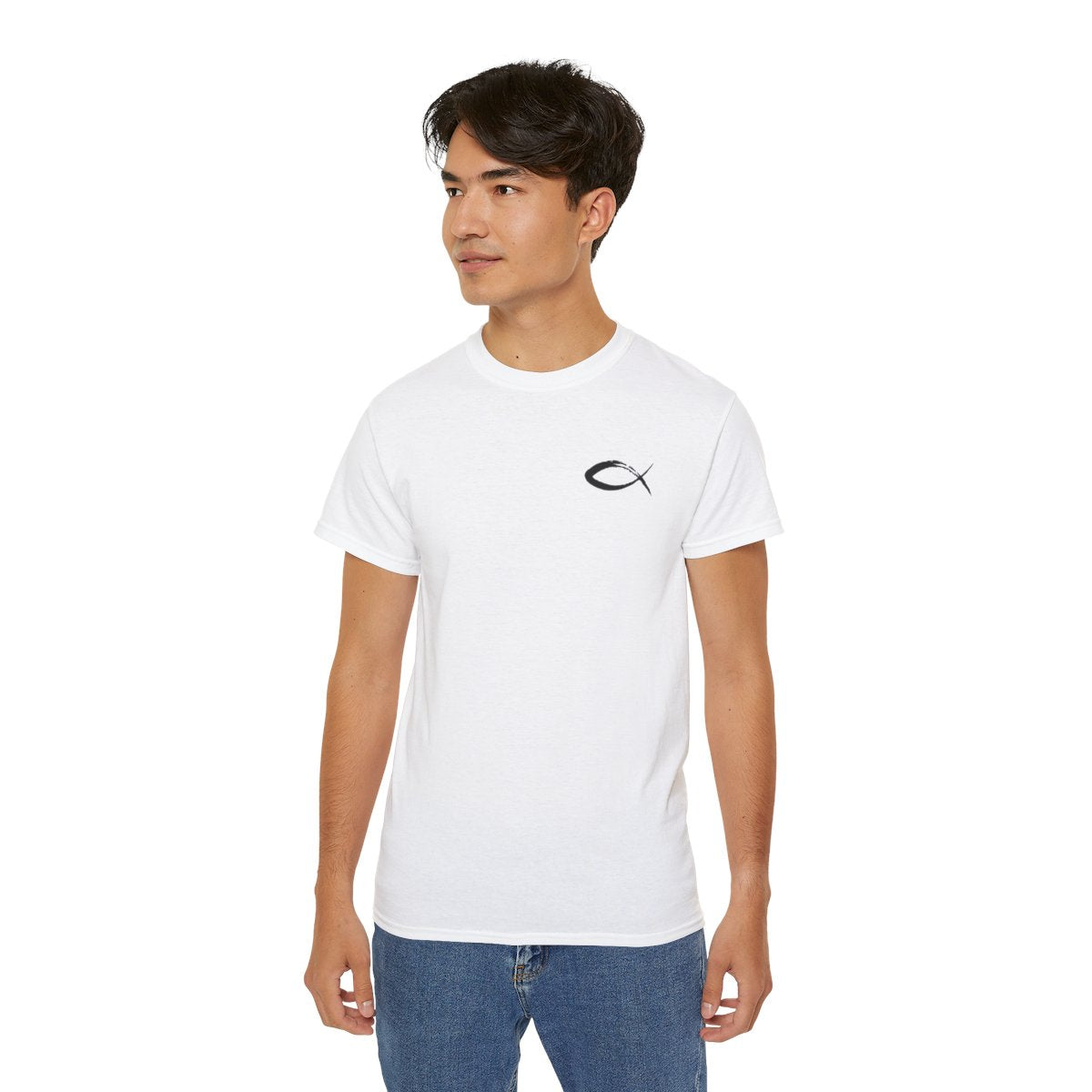 Jesus Loves You T-Shirt — Christian Faith Tee with Surf Board